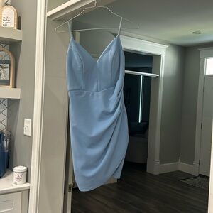 Blue Homecoming Dress
